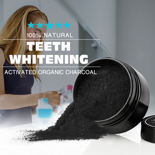 Natural Teeth Whitening - Coconut Activated Charcoal